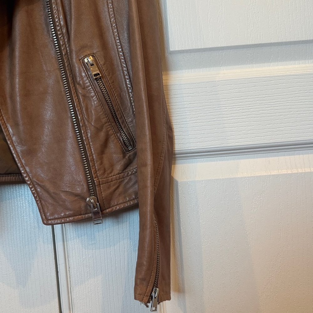 Lamarque Women's Leather Biker Jacket - Picture 5 of 15
